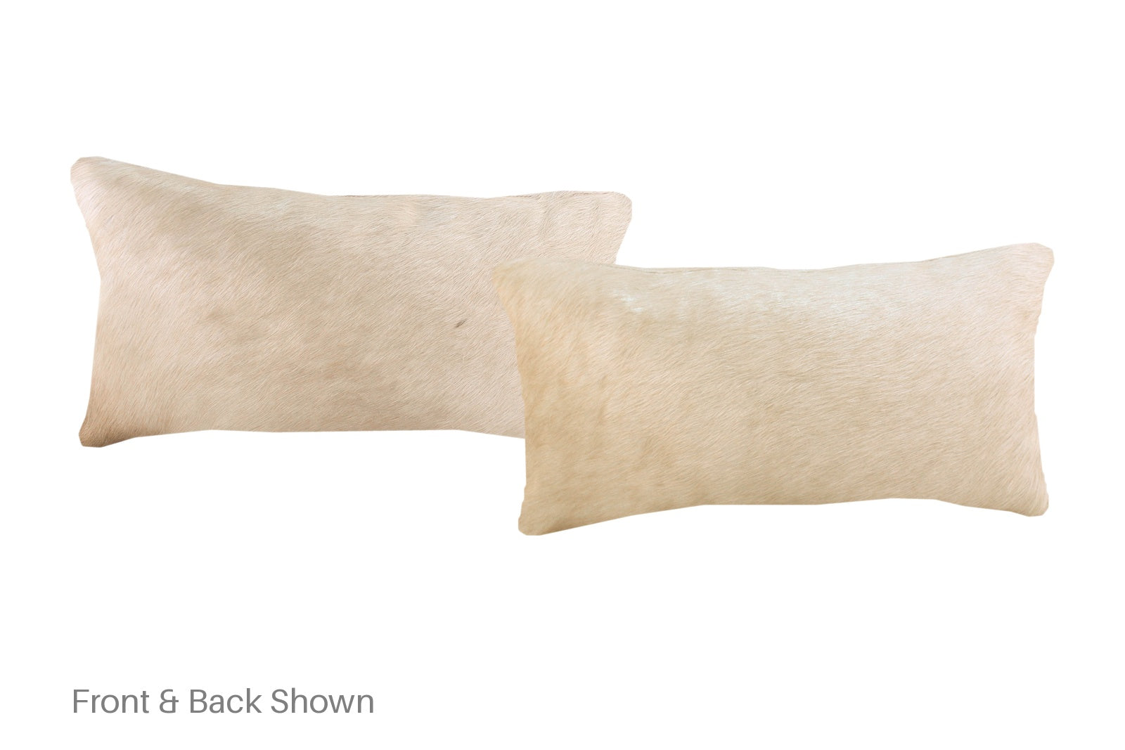 Champagne Cowhide Pillow #A51884