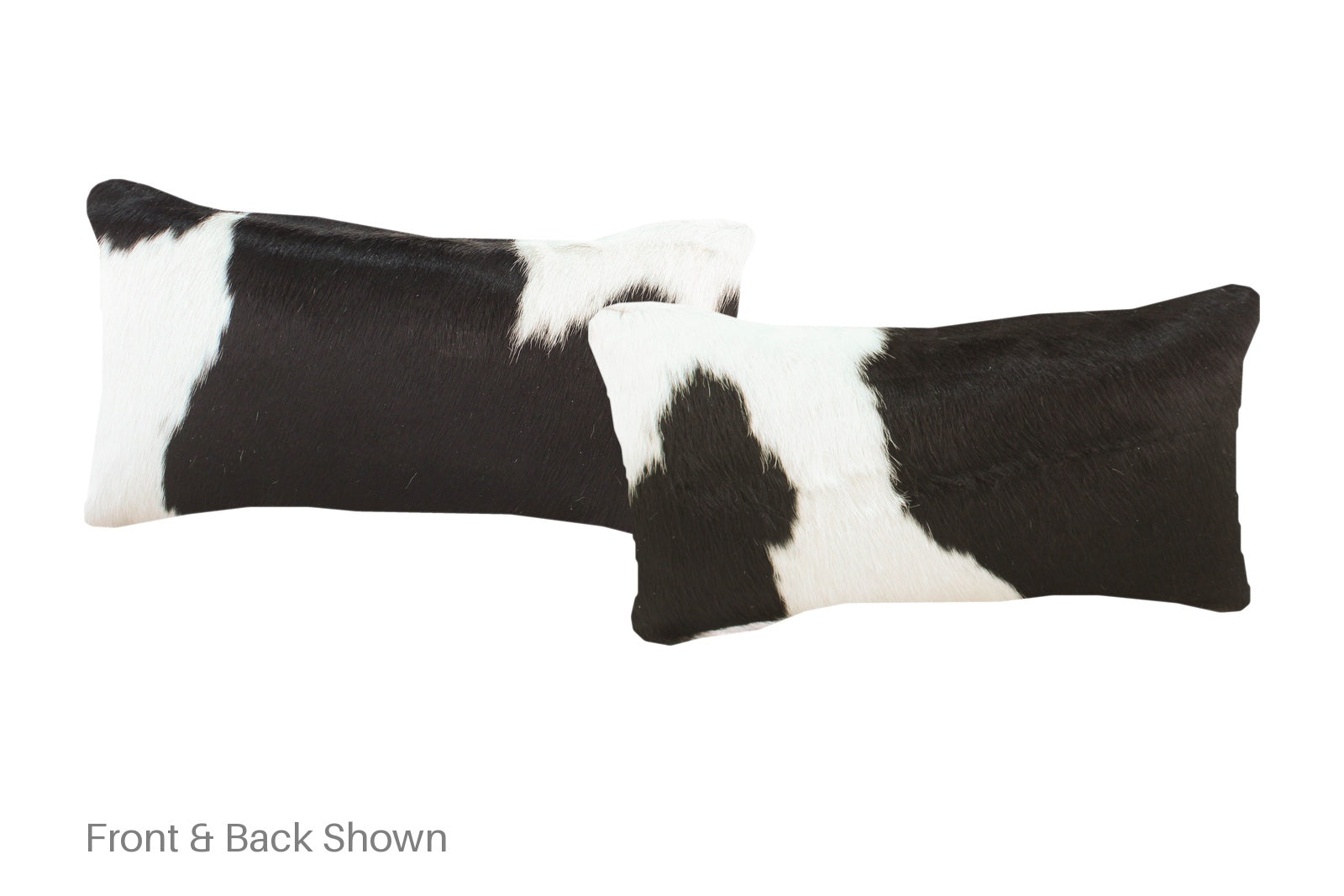 Black and White Cowhide Pillow #A51889
