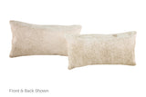 Champagne Cowhide Pillow 12x22 #A51891 by Hudson Hides