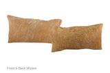 Caramel Cowhide Pillow 12x22 #A51901 by Hudson Hides