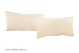 Champagne Cowhide Pillow 12x22 #A51909 by Hudson Hides