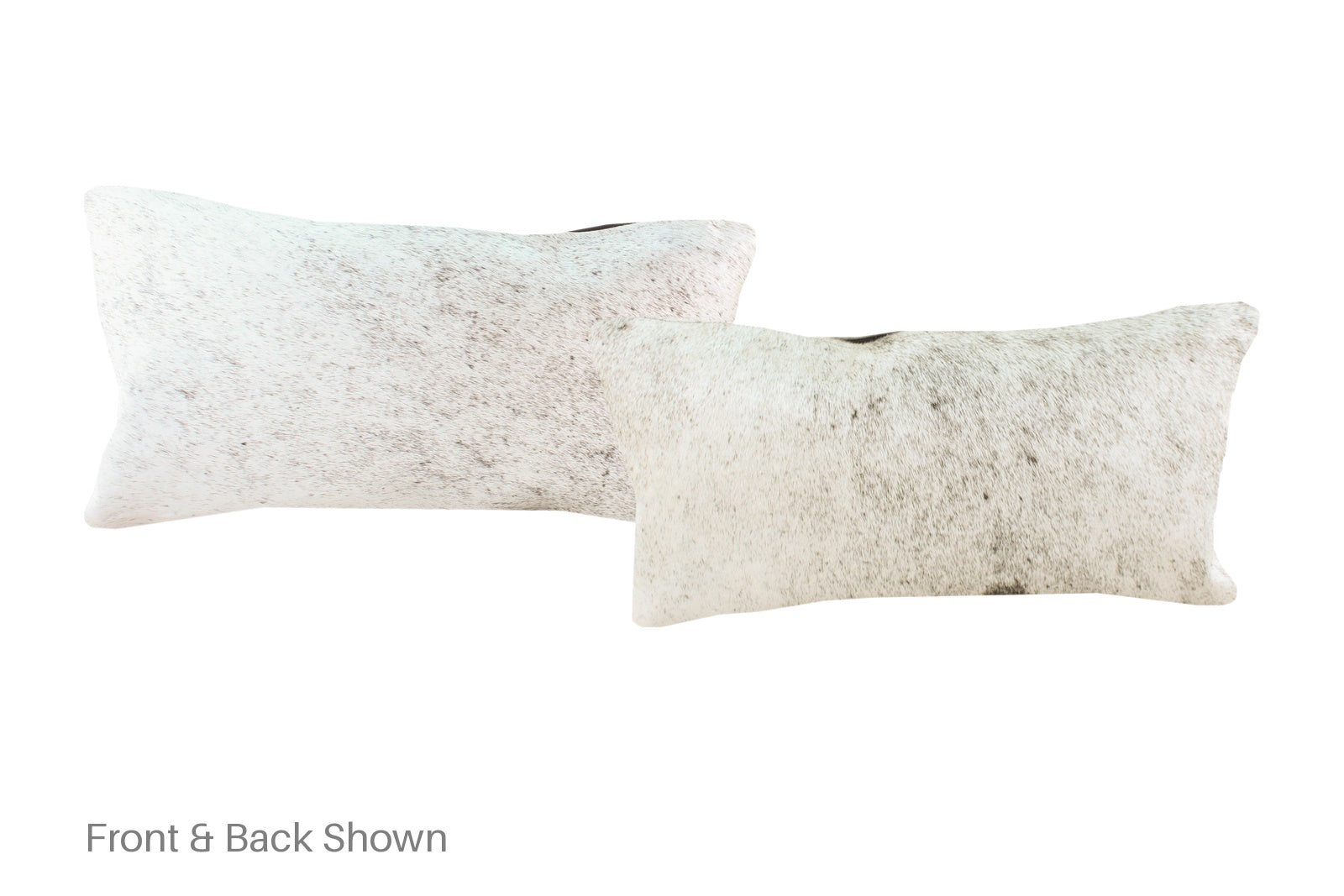 Salt and Pepper Black Cowhide Pillow #A51911