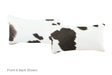 Black and White Cowhide Pillow 12x22 #A51916 by Hudson Hides