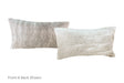 Grey Cowhide Pillow 12x22 #A51925 by Hudson Hides