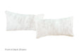Grey Cowhide Pillow 12x22 #A51927 by Hudson Hides