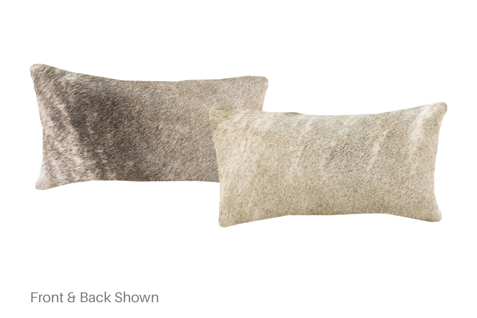 Grey Cowhide Pillow #A51929