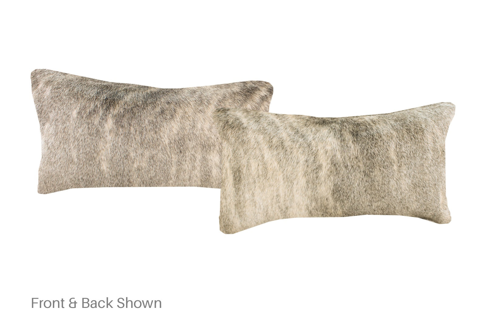 Grey Cowhide Pillow #A51930