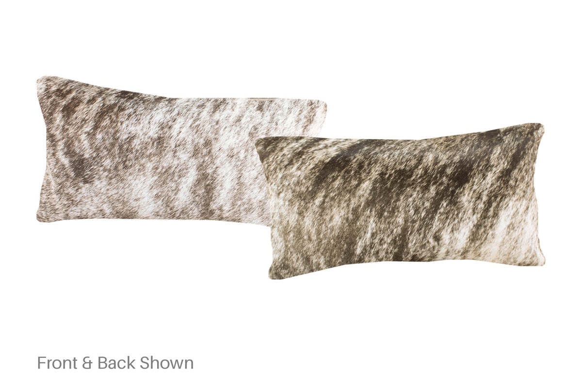 Grey Cowhide Pillow #A51931