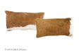 Brown and White Cowhide Pillow 12x22 #A51935 by Hudson Hides