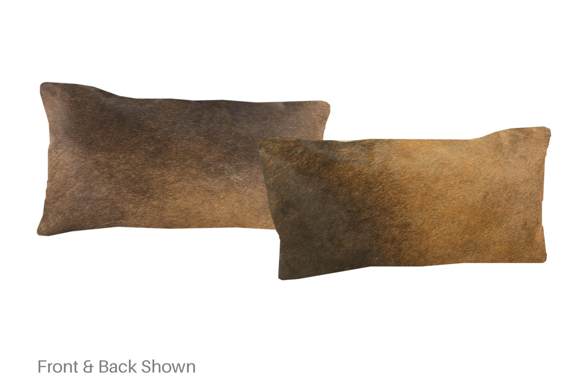 Chocolate Cowhide Pillow #A51938