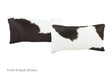 Black and White Cowhide Pillow 12x22 #A51942 by Hudson Hides