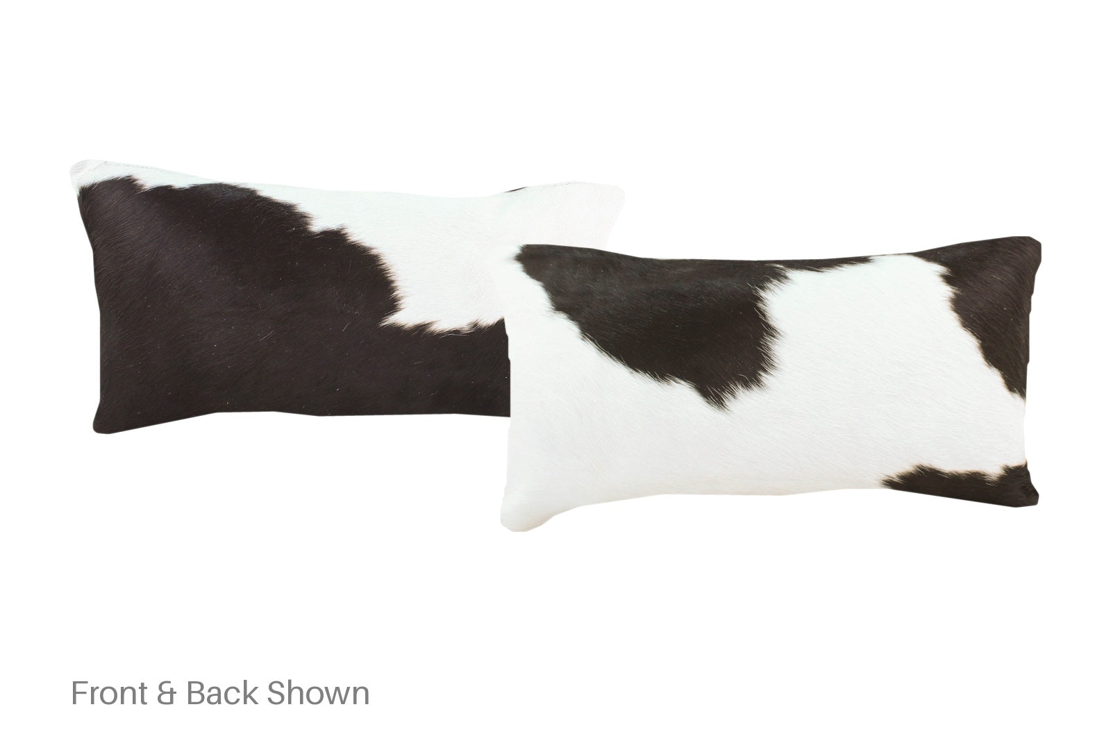 Black and White Cowhide Pillow #A51942