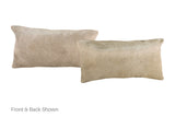 Grey Cowhide Pillow 12x22 #A51943 by Hudson Hides
