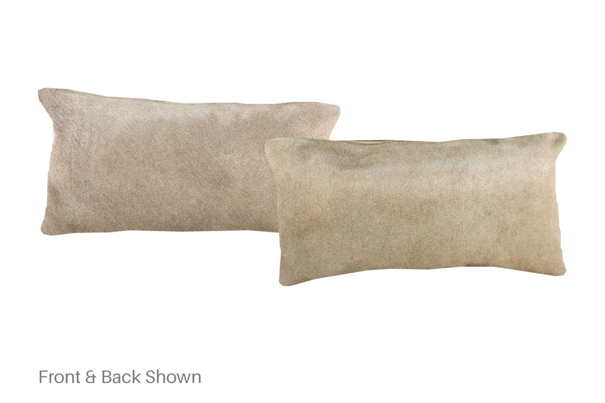 Grey Cowhide Pillow #A51943