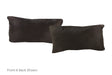 Solid Black Cowhide Pillow 12x22 #A51949 by Hudson Hides
