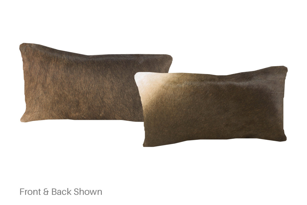 Chocolate Cowhide Pillow #A51950