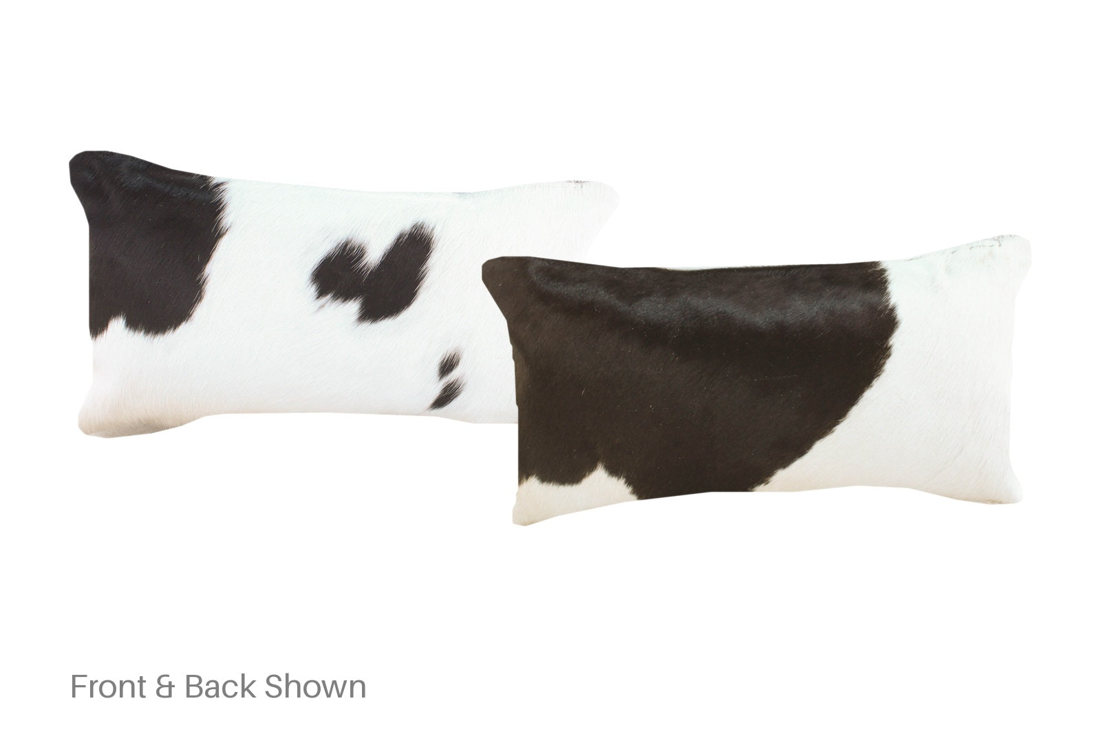 Black and White Cowhide Pillow #A51951