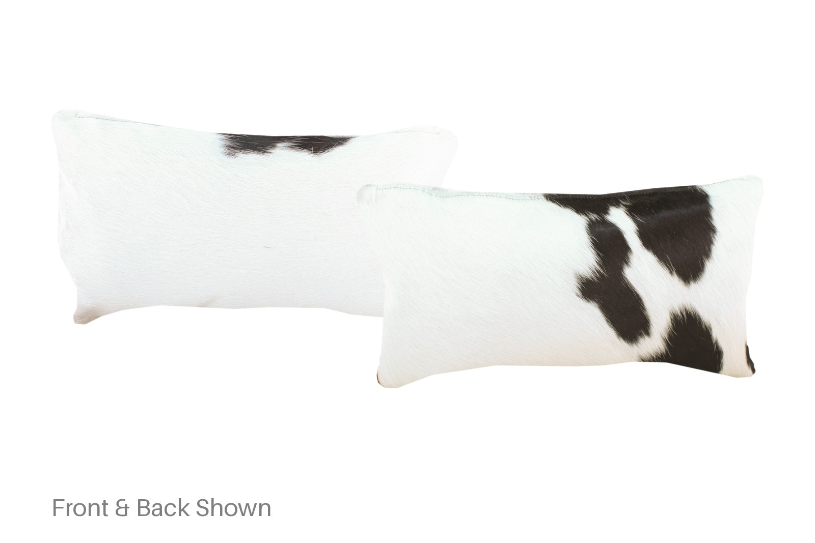 Black and White Cowhide Pillow #A51956