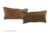 Chocolate Cowhide Pillow 12x22 #A51963 by Hudson Hides