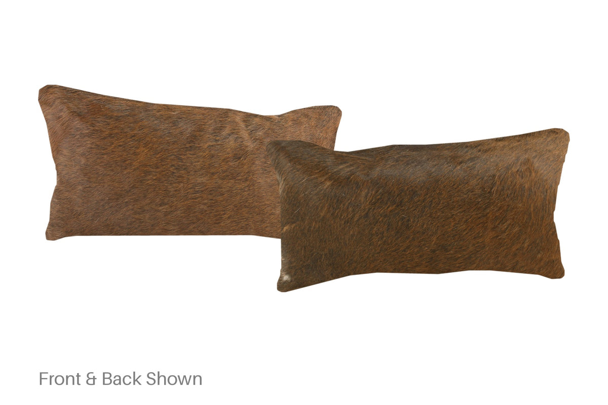 Chocolate Cowhide Pillow #A51963