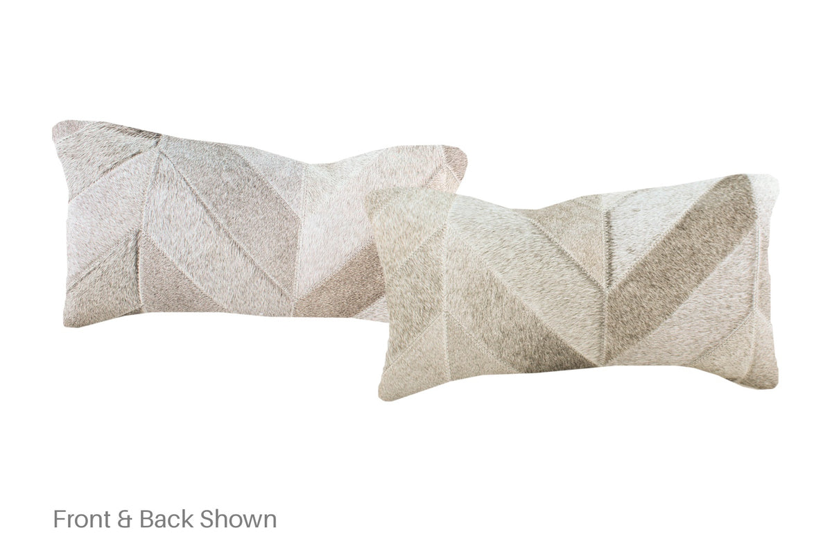 Patchwork Cowhide Pillow #A51965