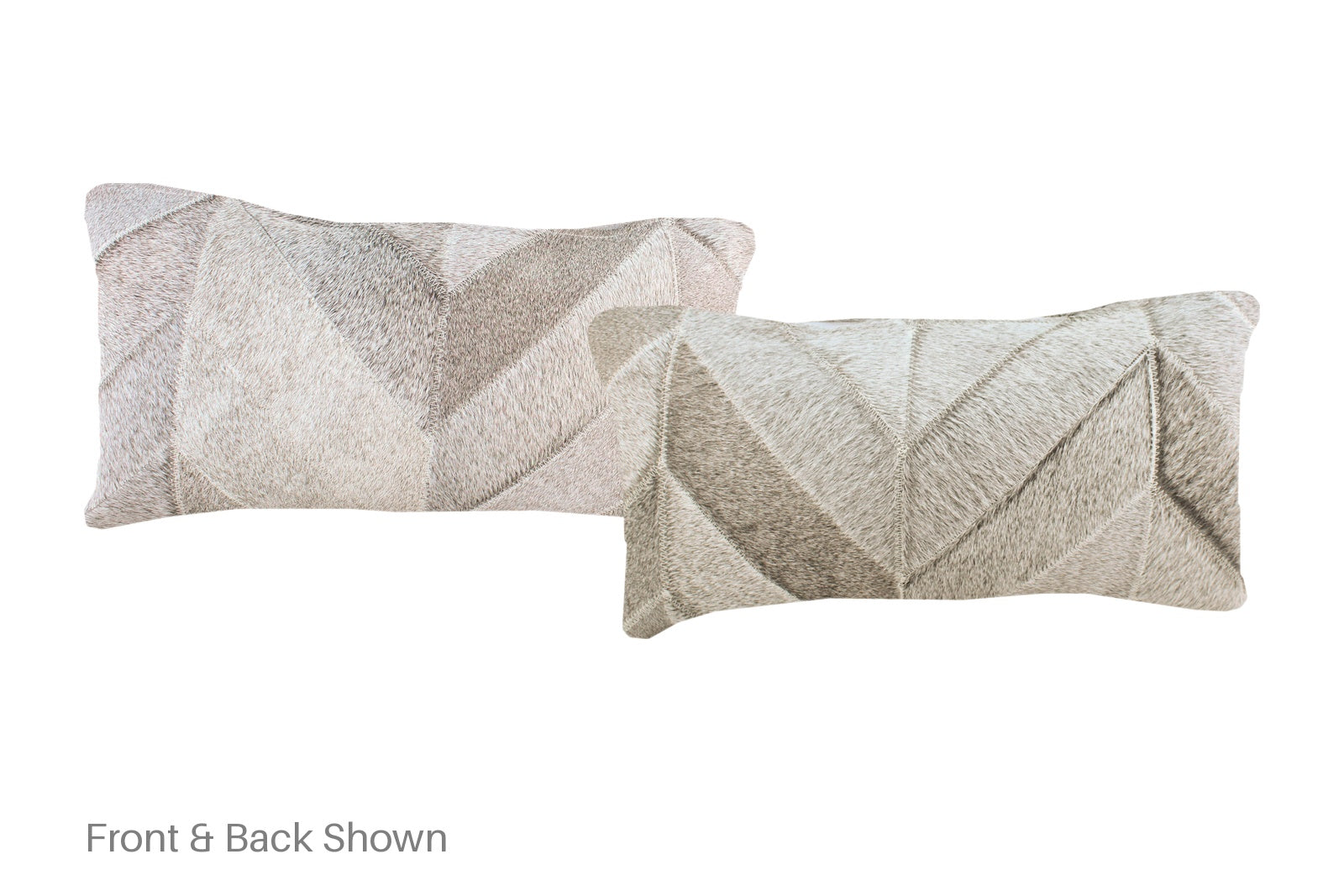 Patchwork Cowhide Pillow #A51968