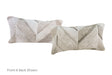 Patchwork Cowhide Pillow 12x22 #A51971 by Hudson Hides