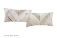 Patchwork Cowhide Pillow 12x22 #A51973 by Hudson Hides