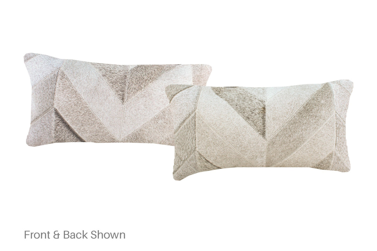 Patchwork Cowhide Pillow #A51973