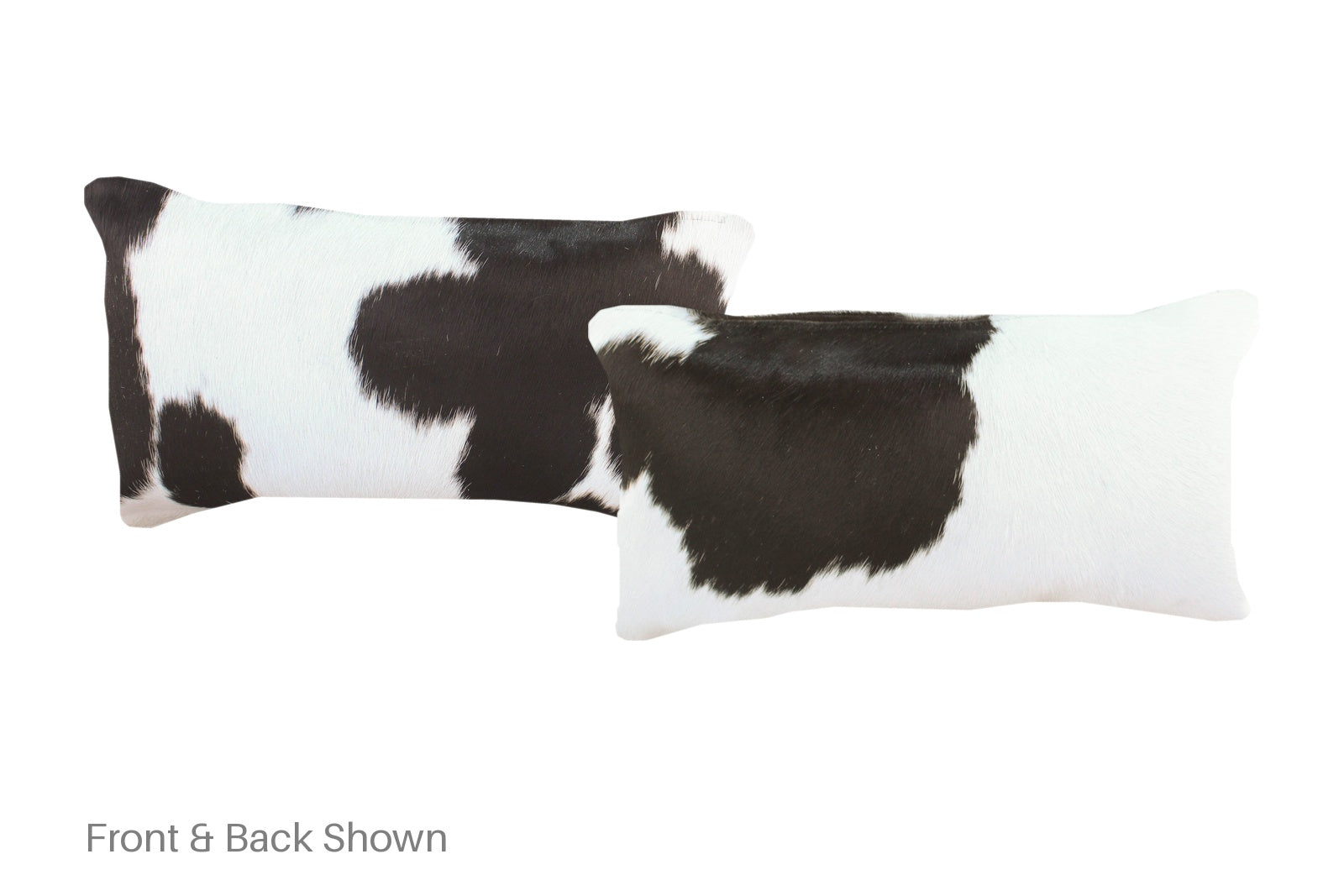 Black and White Cowhide Pillow #A51976