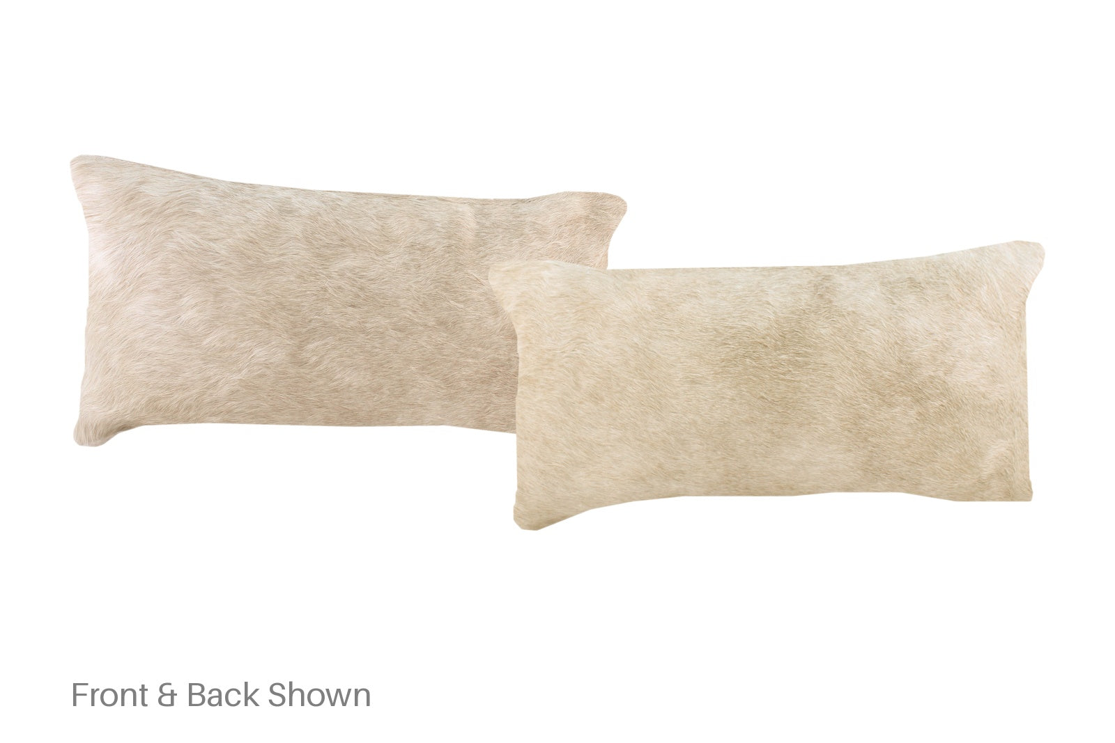 Champagne Cowhide Pillow #A51986