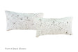 Salt and Pepper Black Cowhide Pillow 12x22 #A51989 by Hudson Hides