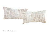 Grey Cowhide Pillow 12x22 #A51996 by Hudson Hides