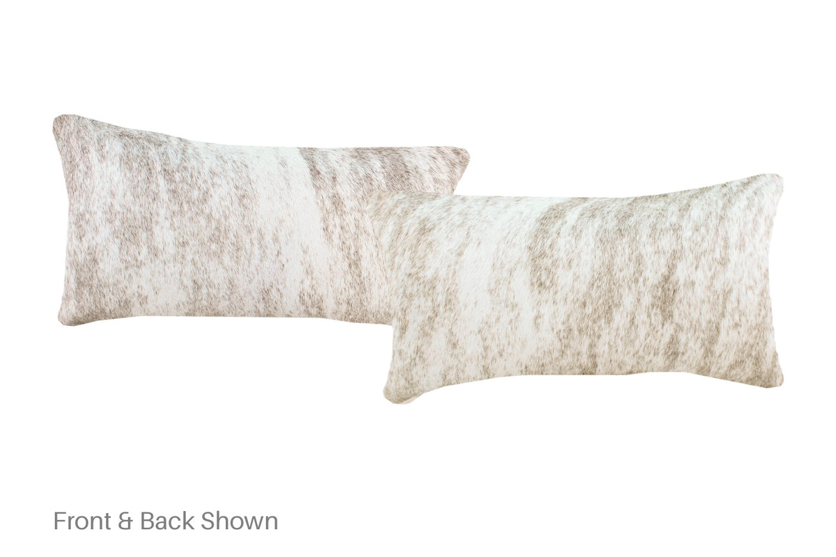 Grey Cowhide Pillow #A51996