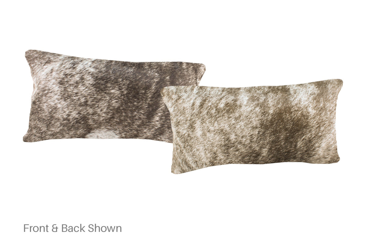 Grey Cowhide Pillow #A51997