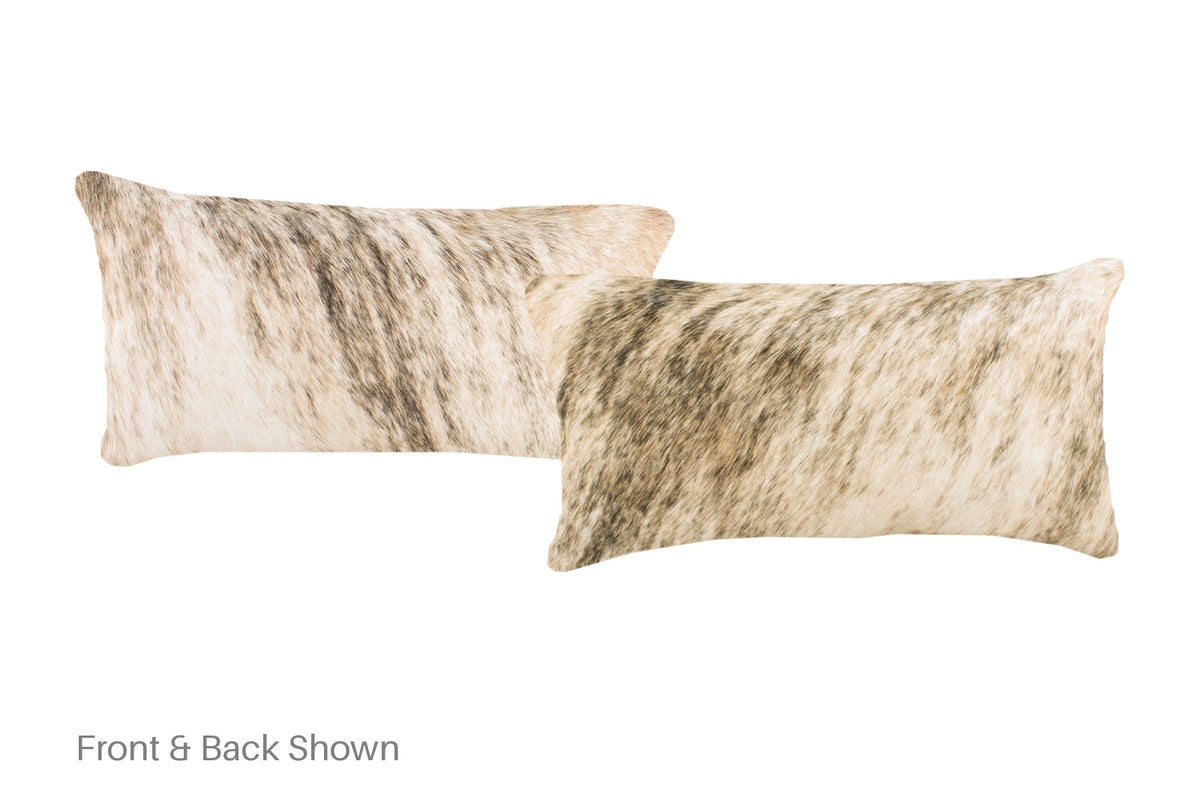 Light Brindle Cowhide Pillow #A52001