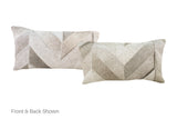 Patchwork Cowhide Pillow 12x22 #A52003 by Hudson Hides