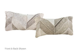 Patchwork Cowhide Pillow 12x22 #A52005 by Hudson Hides
