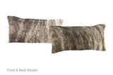 Grey Cowhide Pillow 12x22 #A52010 by Hudson Hides