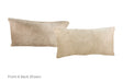Champagne Cowhide Pillow 12x22 #A52011 by Hudson Hides