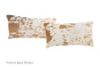 Salt and Pepper Brown Cowhide Pillow 12x22 #A52013 by Hudson Hides