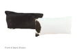 Black and White Cowhide Pillow 12x22 #A52019 by Hudson Hides