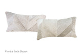 Patchwork Cowhide Pillow 12x22 #A52020 by Hudson Hides