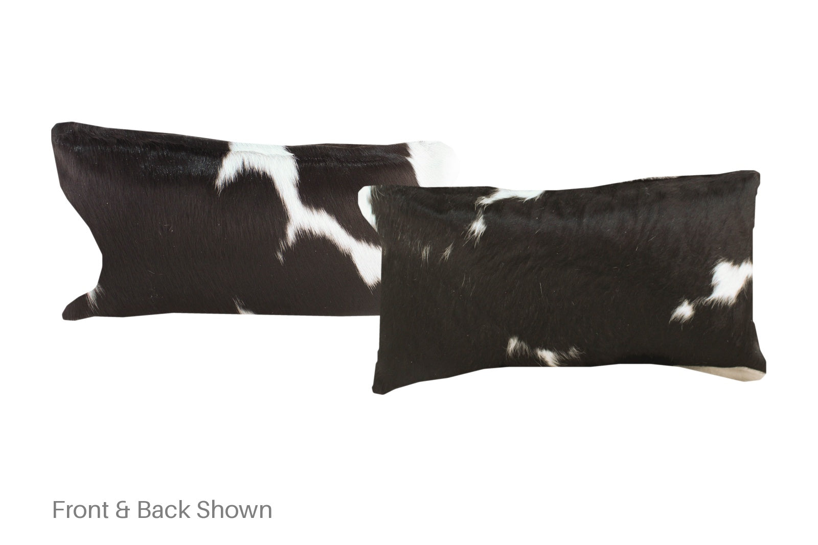 Black and White Cowhide Pillow #A52029