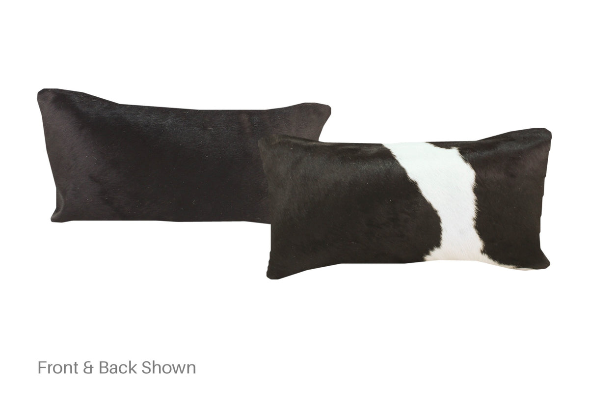 Black and White Cowhide Pillow #A52033