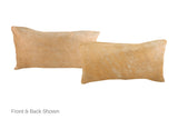 Beige Cowhide Pillow 12x22 #A52037 by Hudson Hides
