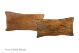 Medium Brindle Cowhide Pillow 12x22 #A52041 by Hudson Hides