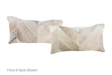 Patchwork Cowhide Pillow 12x22 #A52043 by Hudson Hides