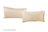 Champagne Cowhide Pillow 12x22 #A52046 by Hudson Hides