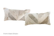 Patchwork Cowhide Pillow 12x22 #A52047 by Hudson Hides